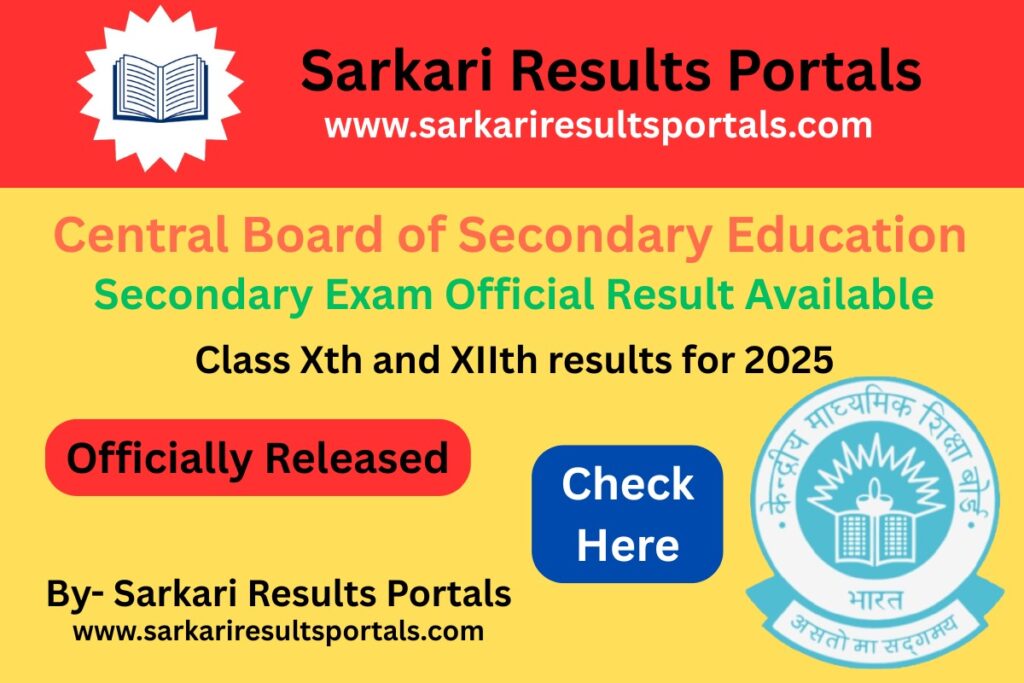 CBSE Class Xth & XIIth Results