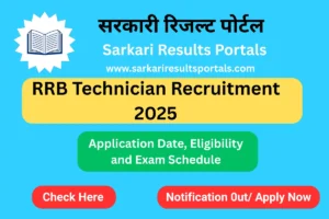 RRB Technician Recruitment 2025—Apply Online for 6238 Posts