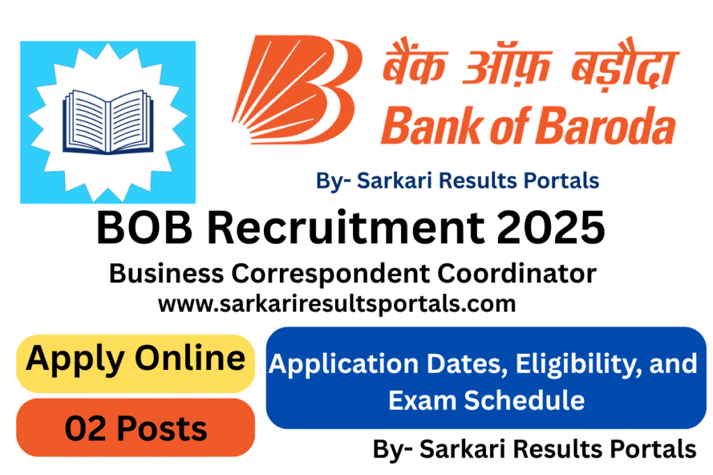 Bank of Baroda BCC recruitment 2025