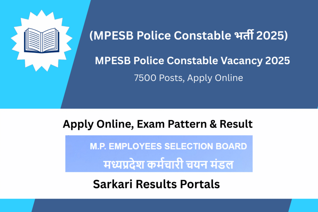MPESB Police Constable Bharti 2025