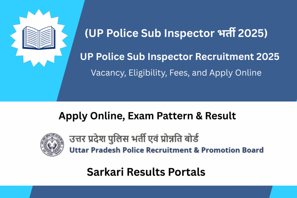 UP Police Sub Inspector Recruitment 2025